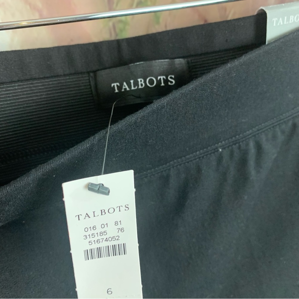 NEW Talbots Sit At Waist Ankle Length pants in Black - Picture 8 of 12